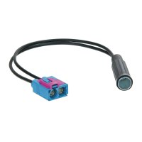 ANT6020D antenna adapter DIN hüvely - 2x Fakra