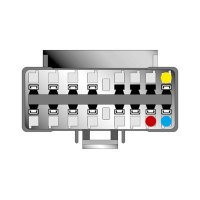 Autórádió kábel SONY 16 pin/ISO