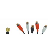 RAH2001 AUX kimeneti adapter Blaupunkt/Becker sárg