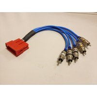 RAH3221 adapter OEM rádióhoz mini ISO 5xRCA